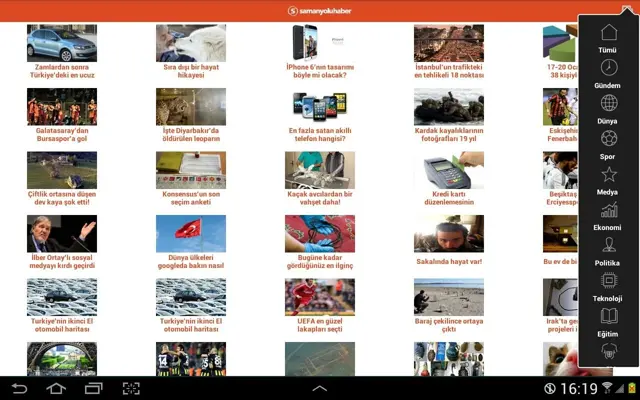 Samanyolu android App screenshot 1